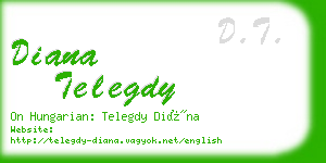 diana telegdy business card